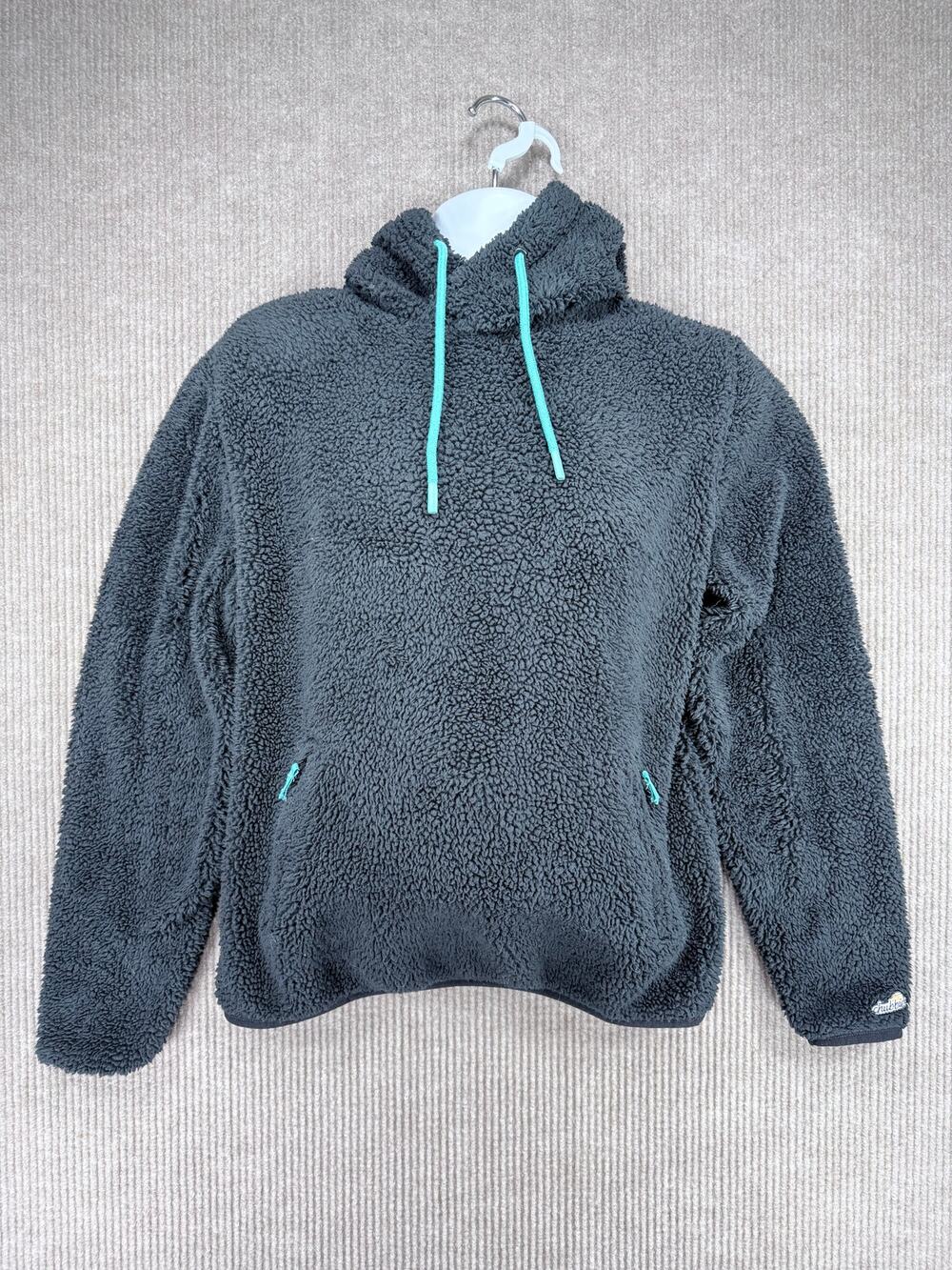 Chubbies Men Sherpa Fleece Pullover Hoodie Medium Black Boomshakalaka